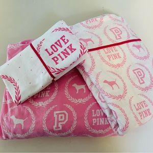 PINK Victorias Secret twin sheet set